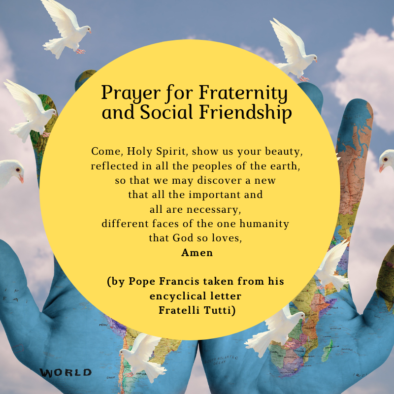 Prayer for Fraternity and Social Friendship